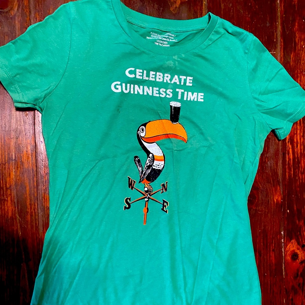 Guinness Beer Womens T shirt size Large Toucan